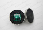 China Dia 5mm Sterke Magneten van de Neodymiumbal Groen voor Magnetische Stuk speelgoed Ingepakte Tindoos fabriek
