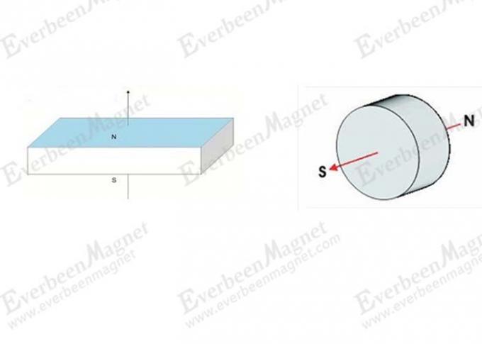 Blok Ceramische Magneten 150 * 100 * 25,4 mm-Dikte voor Magnetische Separator